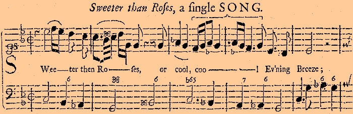 Henry Purcell: Sweeter than Roses, aus: Orpheus Britannicus Vol. I, 1695